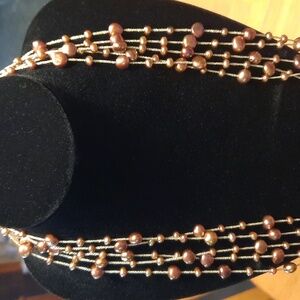 Elegant Multi-Strand Pearl Necklace